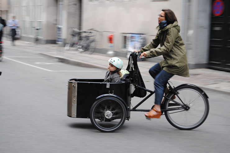 learning to ride a bike as a child